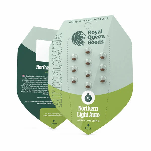 Royal Queen Seeds – Northern Light Auto Feminized Seeds (High-Yield Autoflower) - 3 Seeds