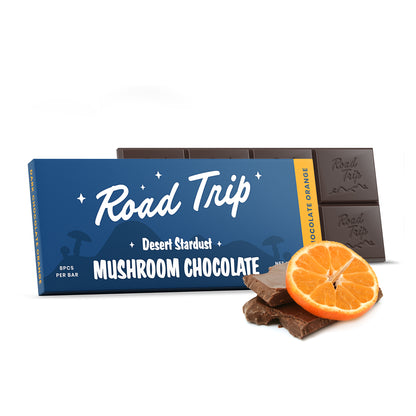Desert Stardust Magic Mushroom Chocolate Bar - Dark Chocolate Orange