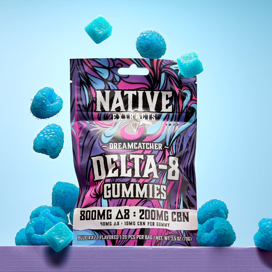 "Dreamcatcher" - 800mg Delta-8 THC : 200mg CBN - Blue Raspberry (Sleep)