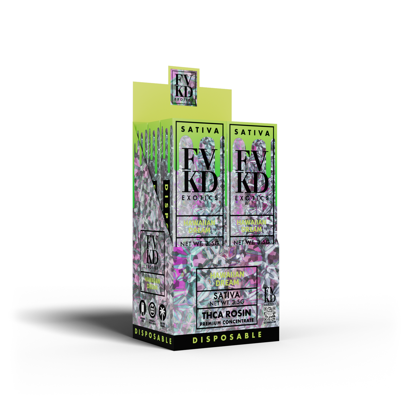 FVKD Exotics THC-A Rosin Disposable – 3.5g