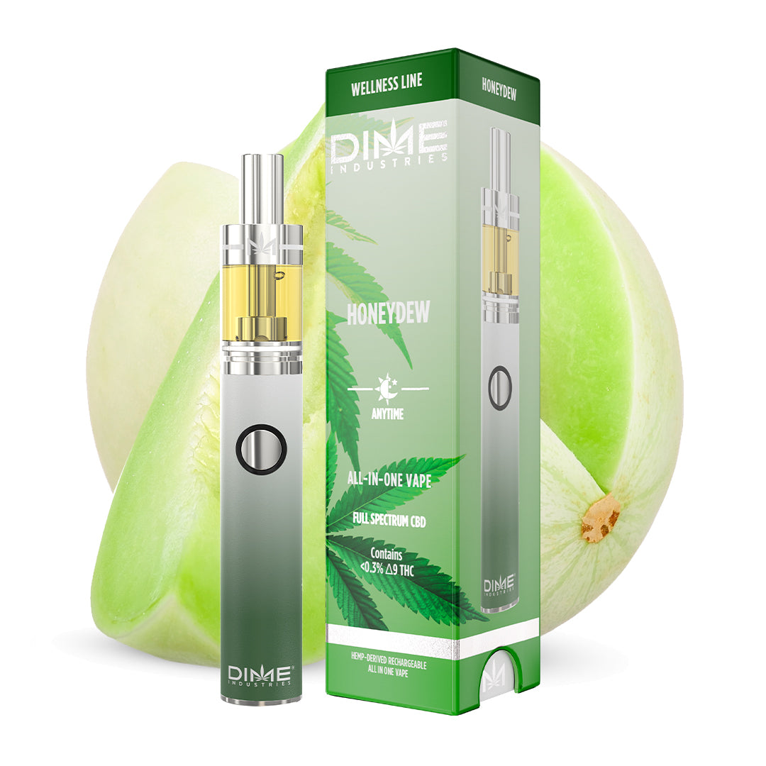 DIME (THC Free) All-In-One 2g Wellness Pen – (CBD + CBG + CBN)