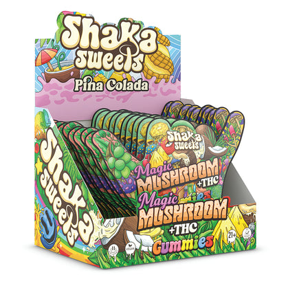 Shaka Sweets Magic Mushroom + THC Gummies | Pina Colada