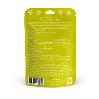 Δ9 THC Gummies – Pineapple Express (Sativa) | Strain Specific | Pineapple (300mg)