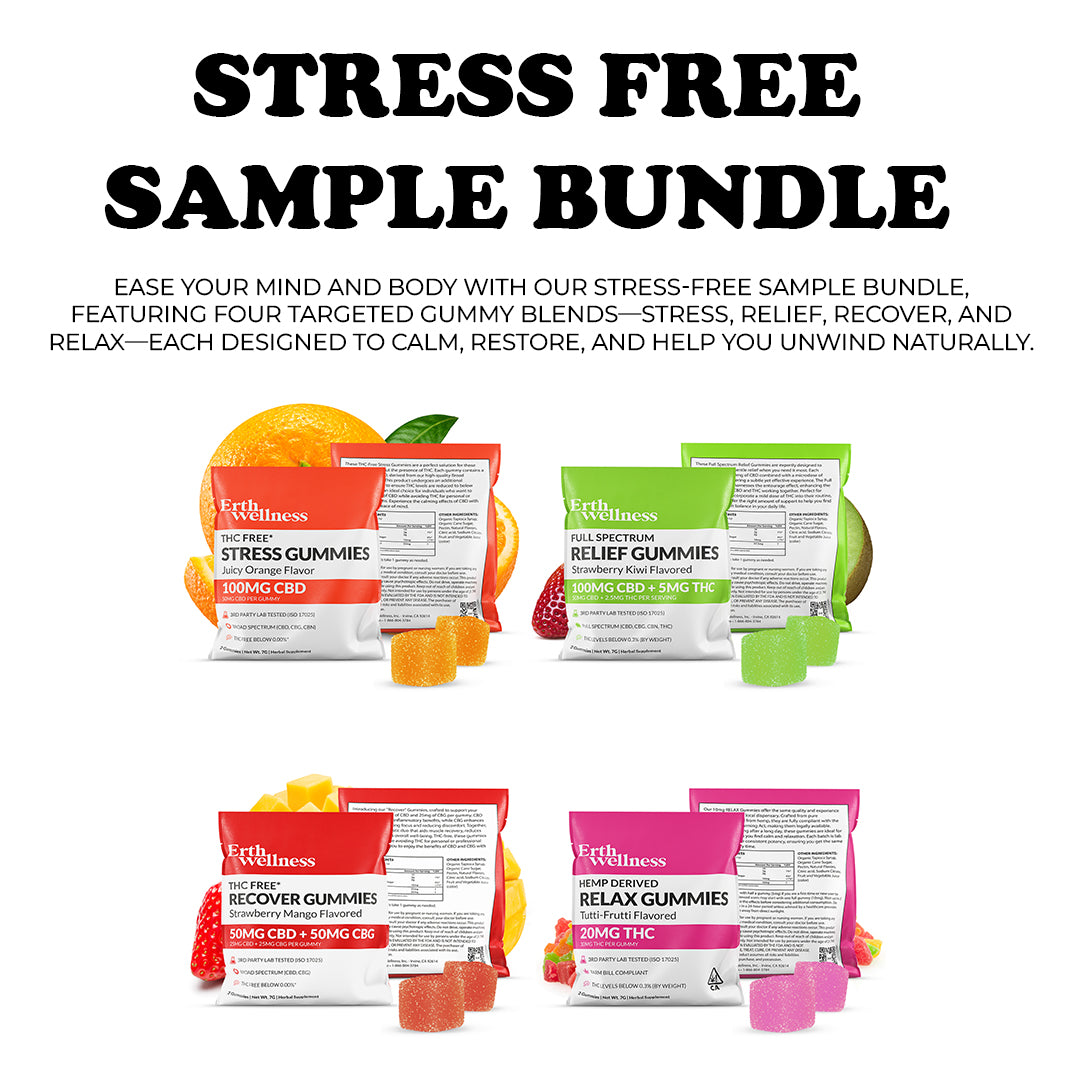 Stress-Free Sample Bundle – Calm, Recover & Unwind