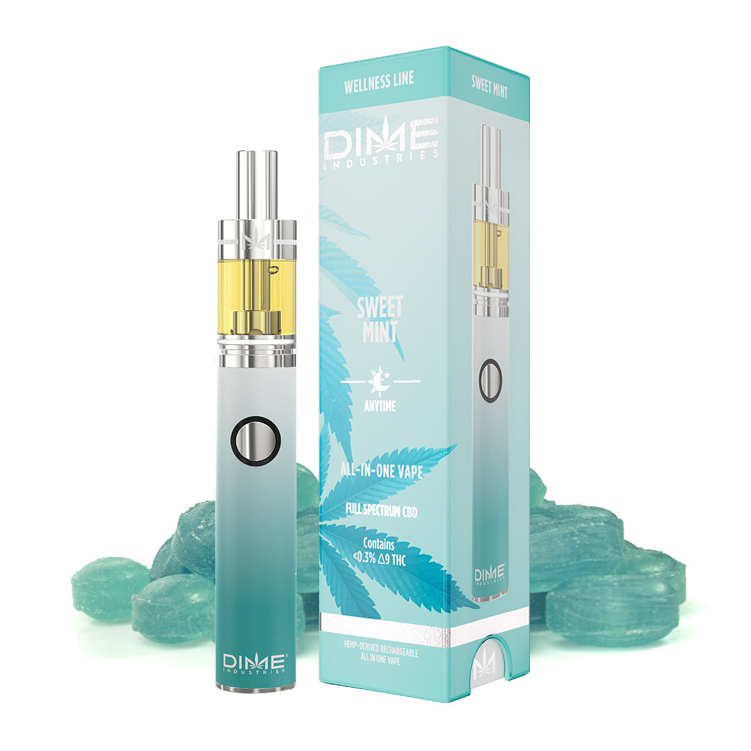 DIME (THC Free) All-In-One 2g Wellness Pen – (CBD + CBG + CBN)