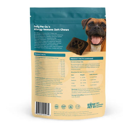 Allergy-Immune Soft Chews for Dogs
