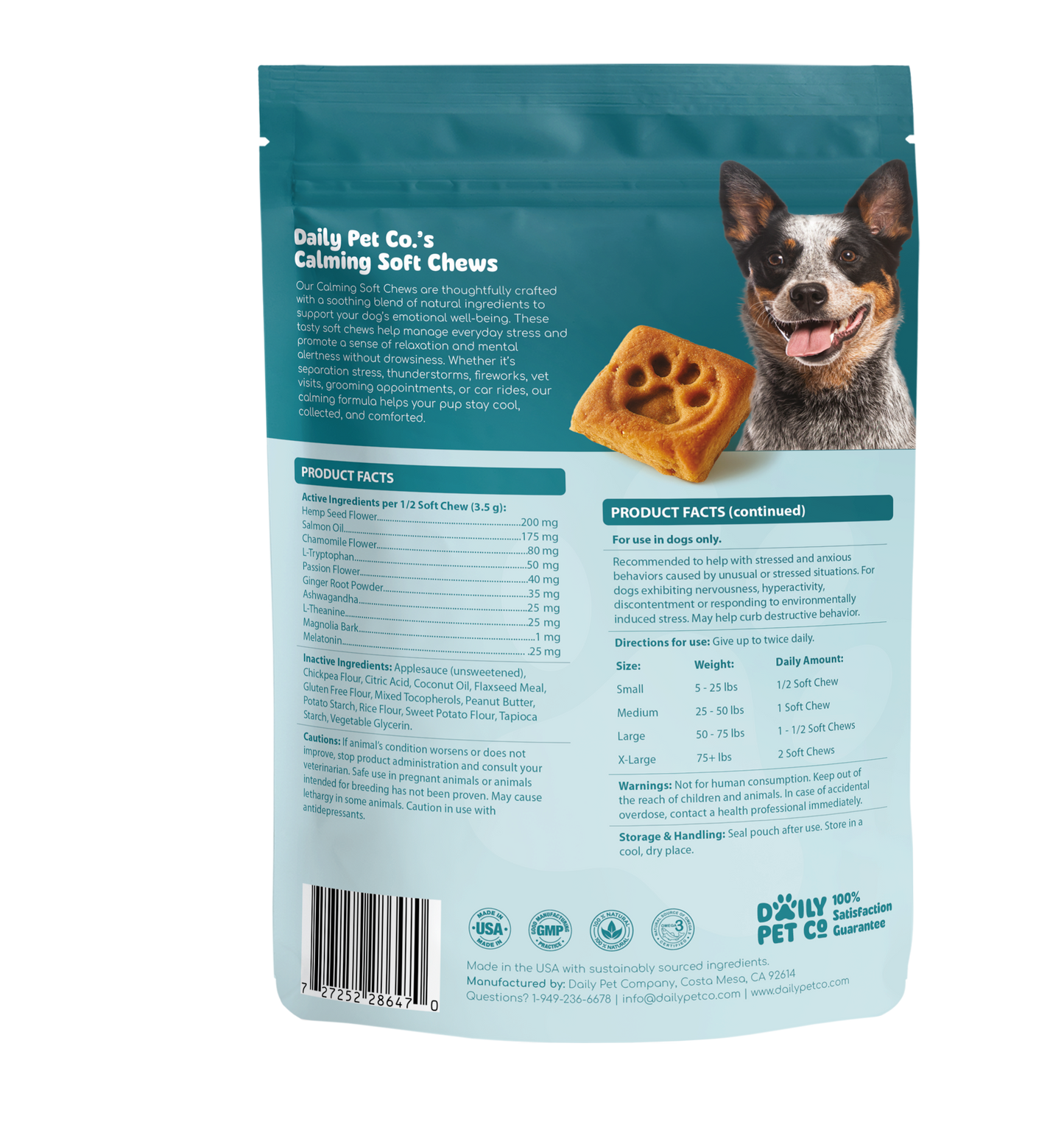 Calming Soft Chews for Dogs