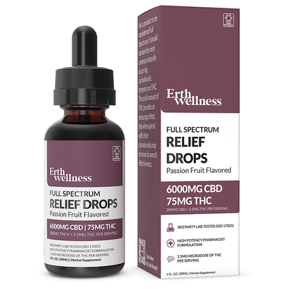 Full Spectrum CBD + THC RELIEF Drops