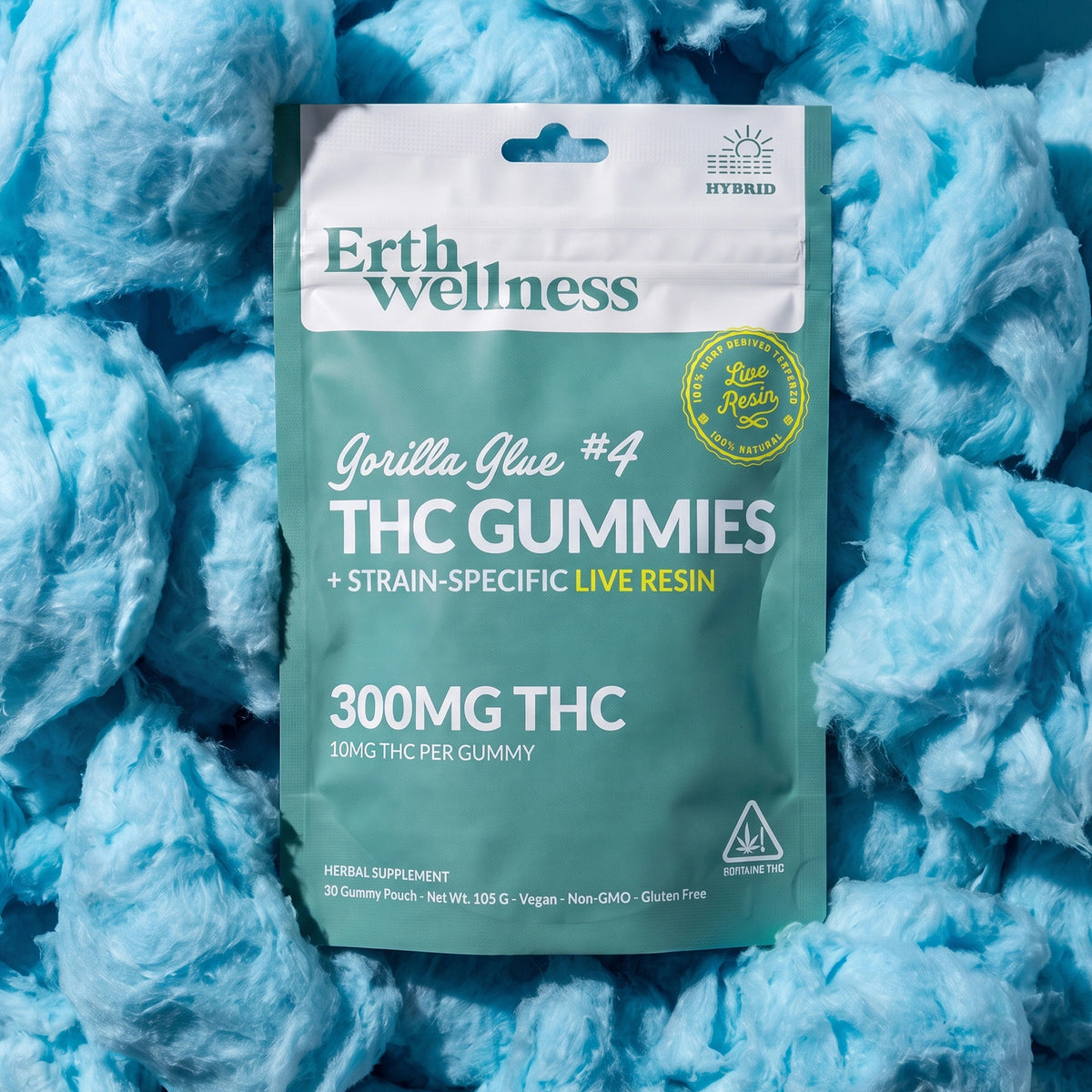 THC Gummies – Gorilla Glue #4 (Blissful)