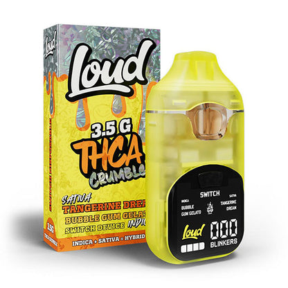 Loud THC-A Crumble SWITCH Disposable – 3.5g