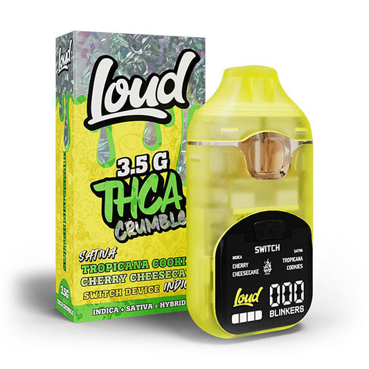 Loud THC-A Crumble SWITCH Disposable – 3.5g