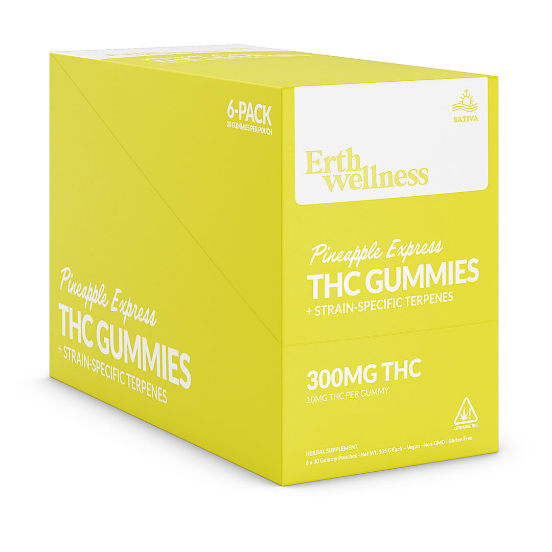 Δ9 THC Gummies – Pineapple Express (Sativa) | Strain Specific | Pineapple (300mg)