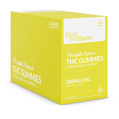 Δ9 THC Gummies – Pineapple Express (Sativa) | Strain Specific | Pineapple (300mg)