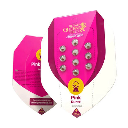 Royal Queen Seeds – Pink Runtz Feminized Seeds (Candy-Sweet Hybrid) - 3 Seeds