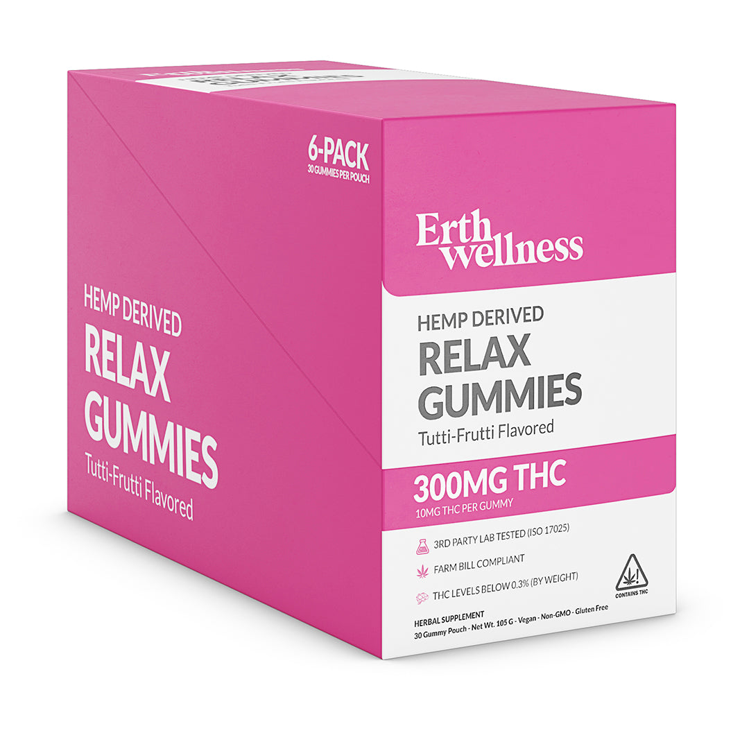 RELAX 10mg THC Gummies – Tutti Frutti (300mg)