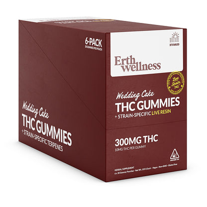 Δ9 THC Gummies - Wedding Cake - Live Resin (Hybrid) - 300mg