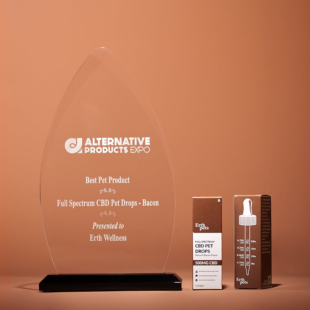 Award Winning - Full Spectrum CBD Pet Drops - Bacon Flavored - 500mg